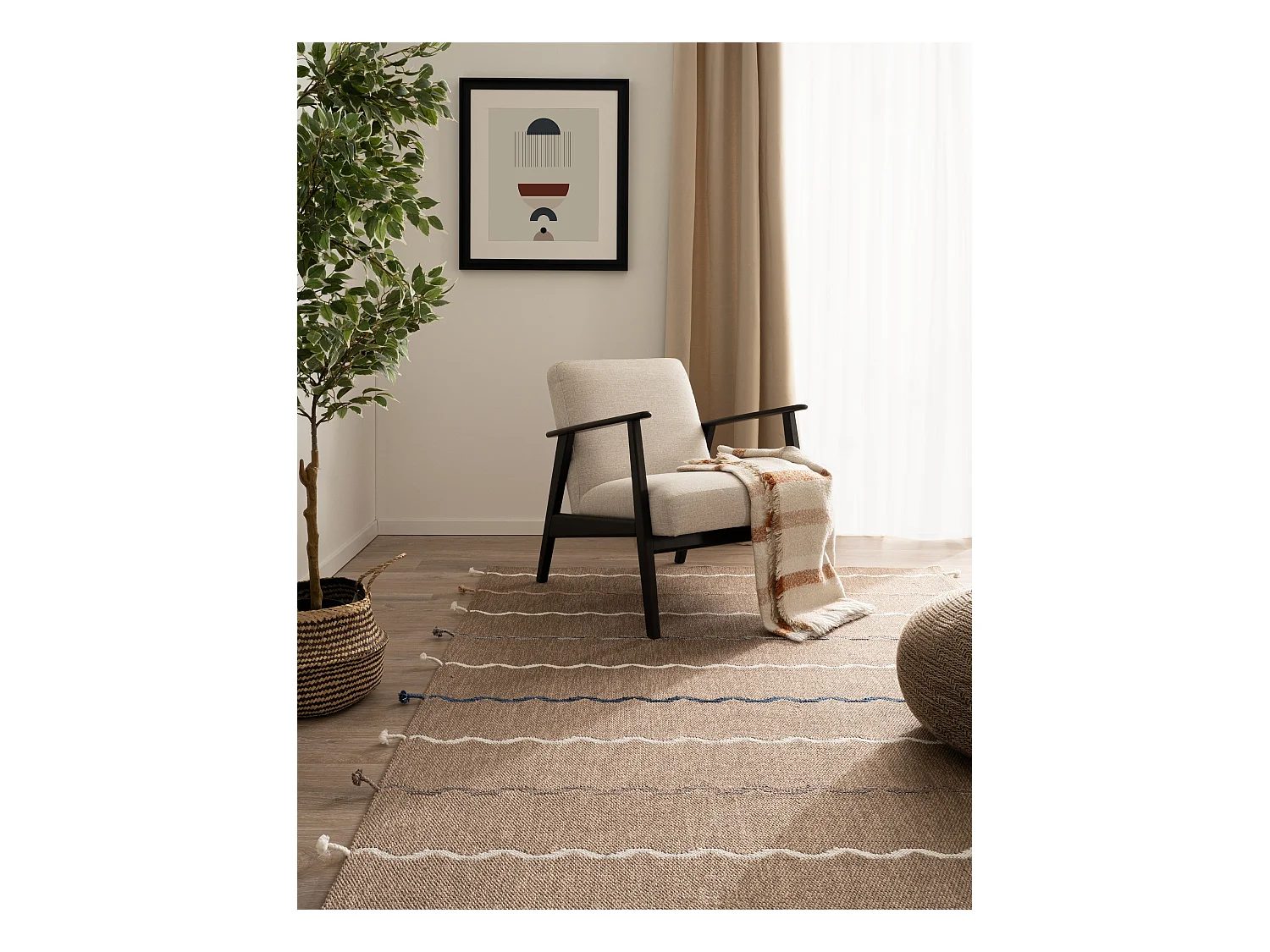 Tapis 100x225 - marron - Juniper Classic