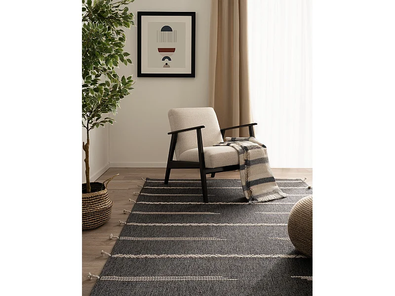 Tapis 200x290 - Anthracite - Juniper Lyn