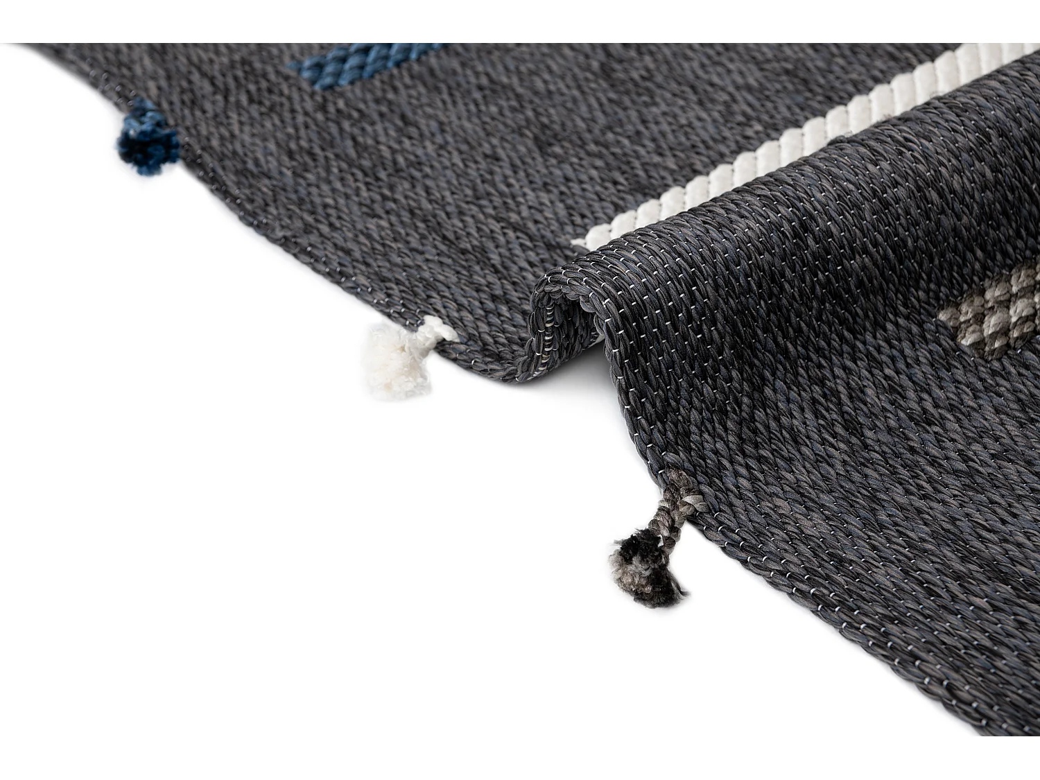 Tapijt - 150x80 - Antraciet - Juniper Boho