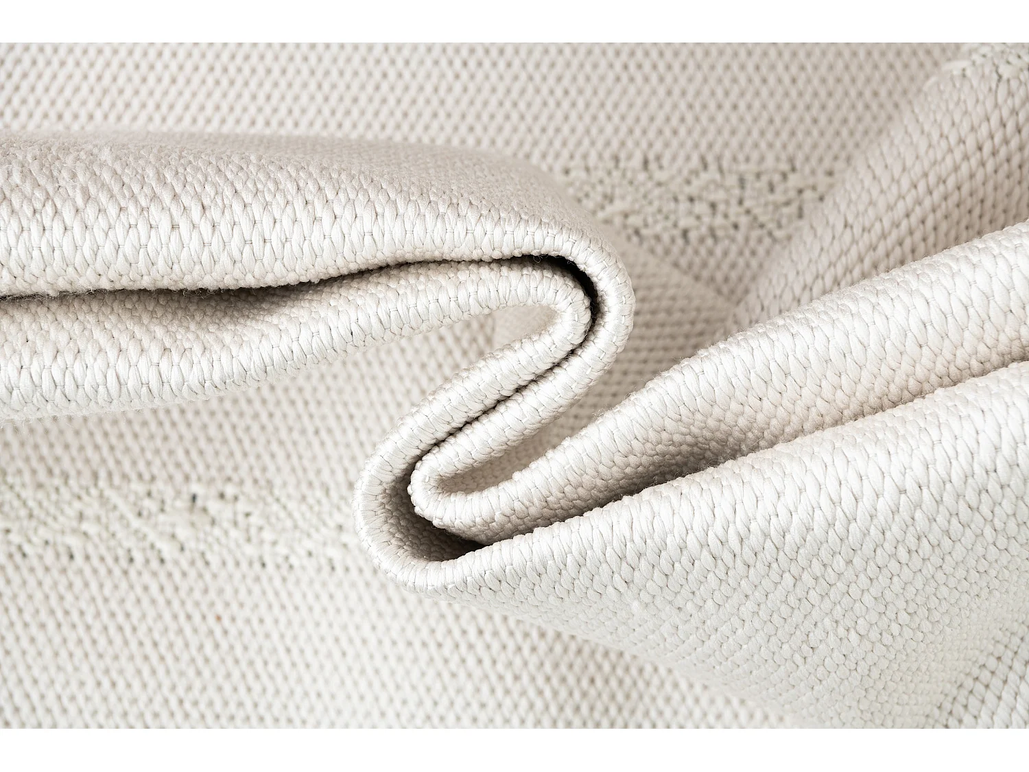 Teppich 160x230 - Weiss - Juniper Solid