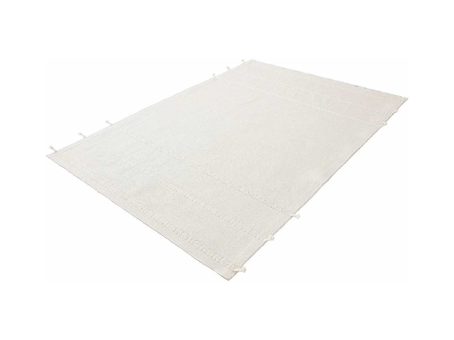 Tapijt - 230x160 - Wit - Juniper Solid