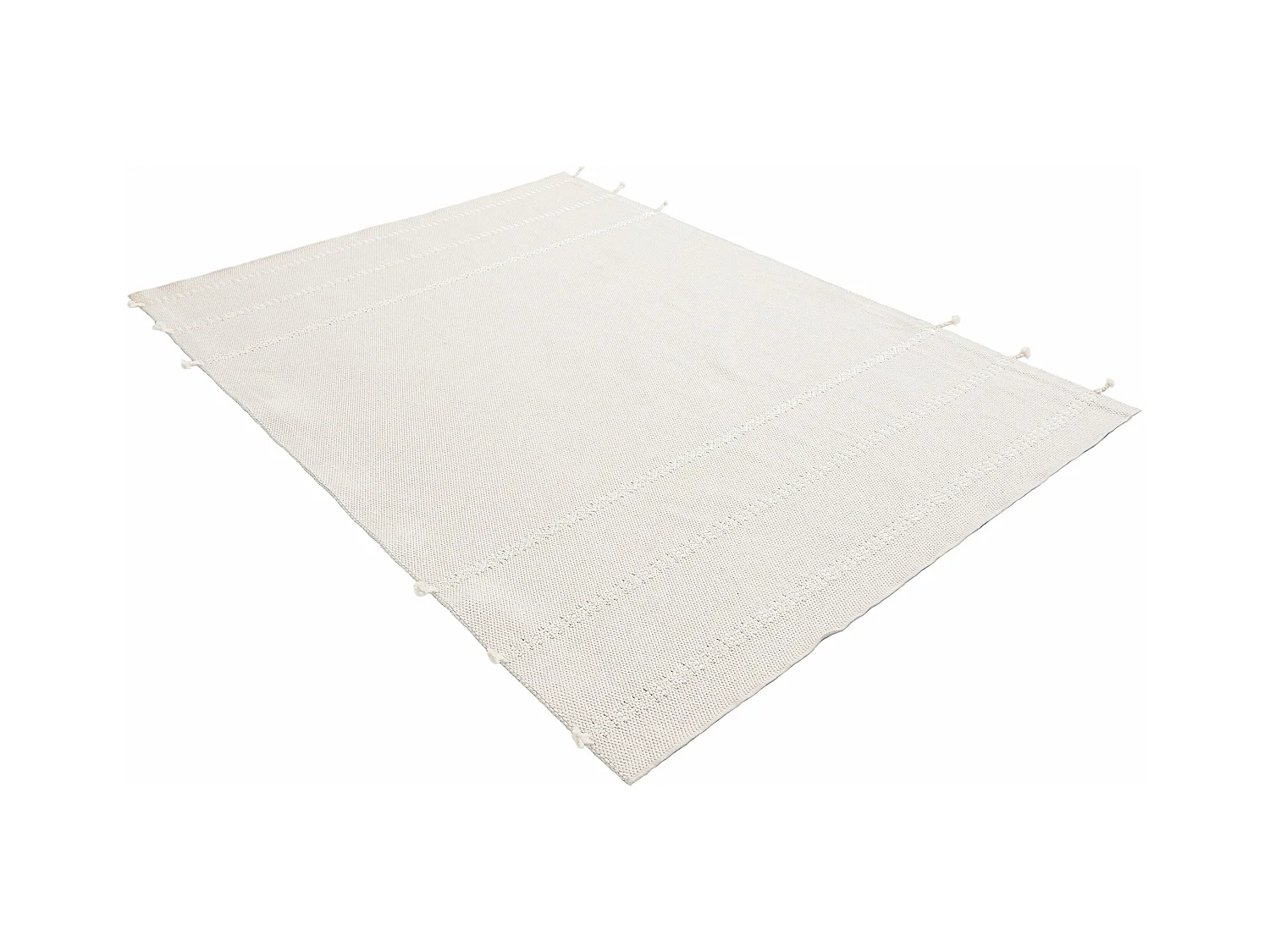 Tapijt - 230x160 - Wit - Juniper Solid