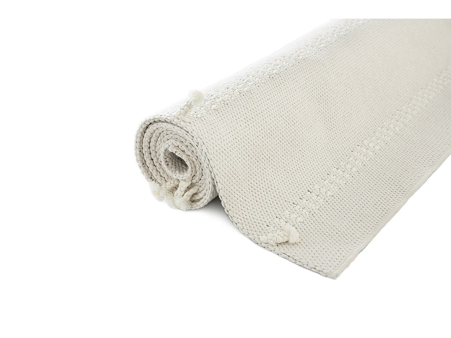 Tapijt - 230x160 - Wit - Juniper Solid