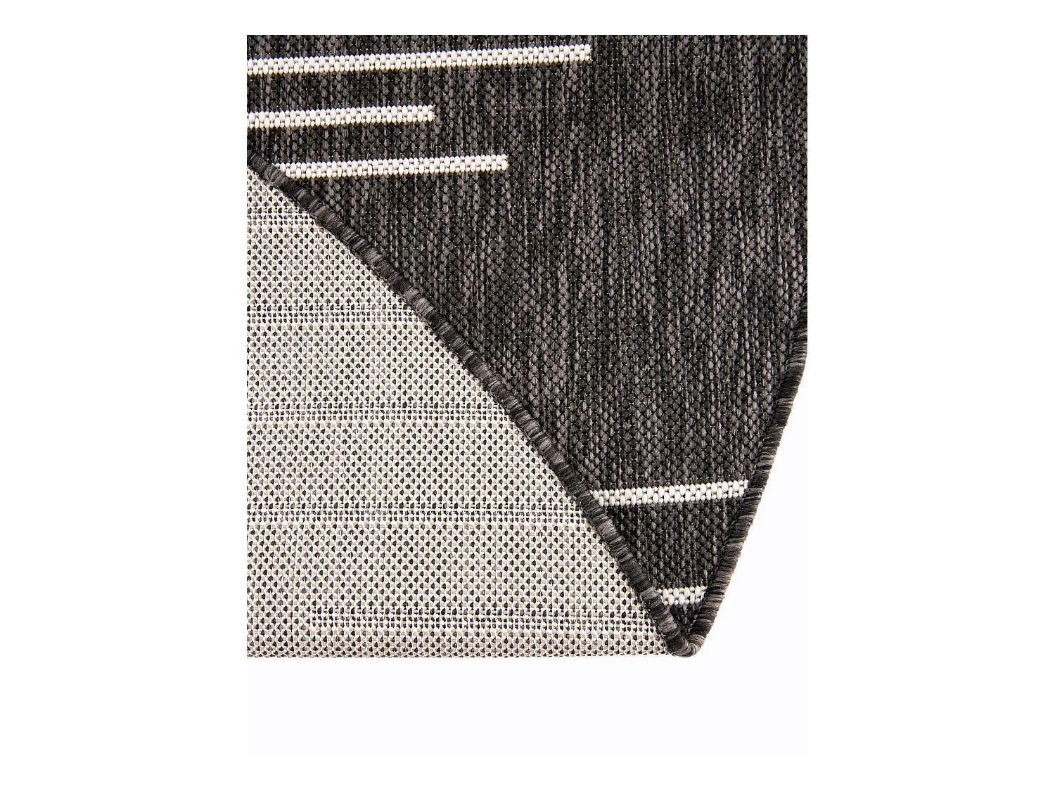 Buitenkleed - 183x183 - Antraciet - Tulum Symetry