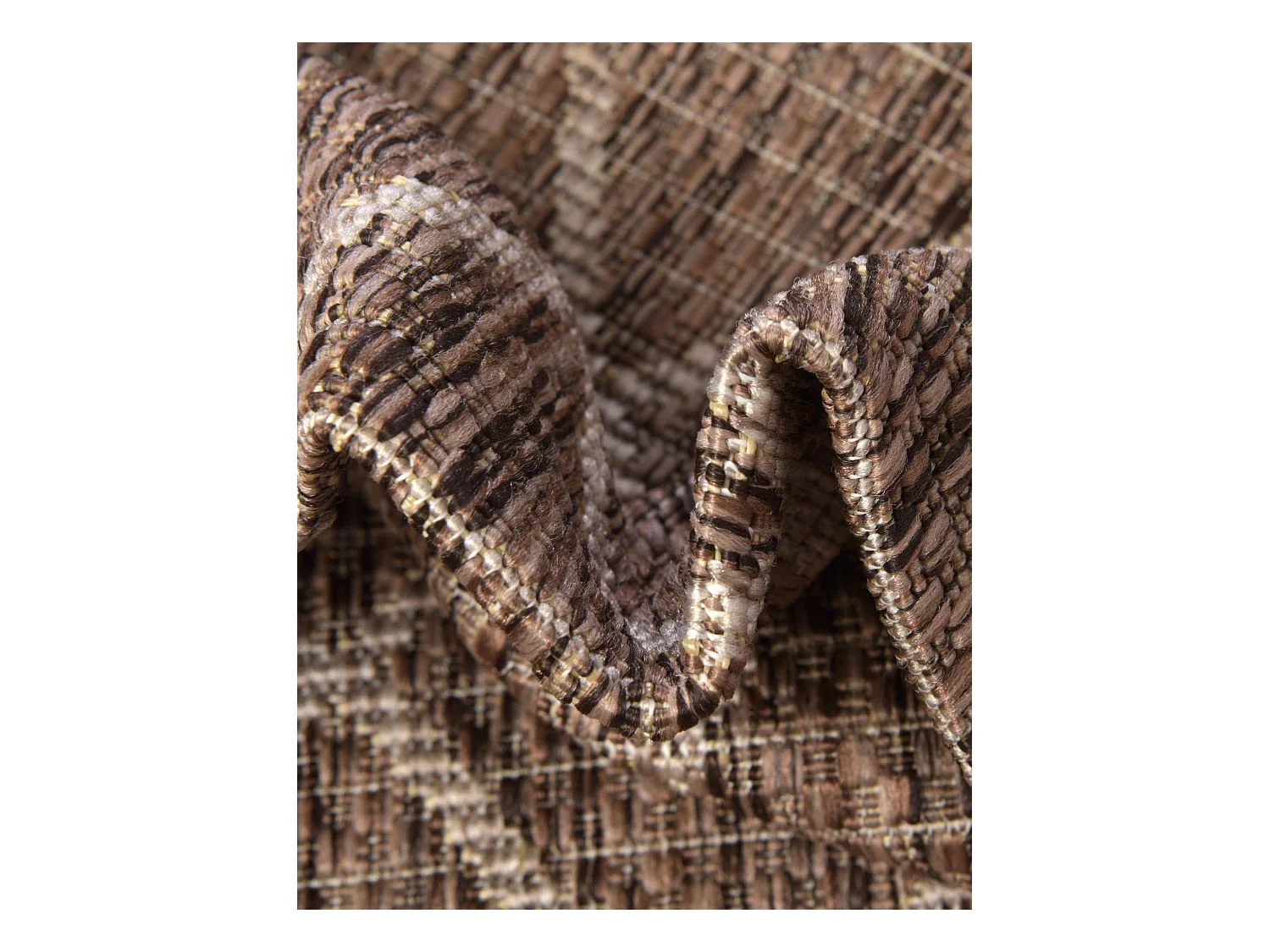 Buitenkleed - 183x122 - Bruin - Tulum Geometrical