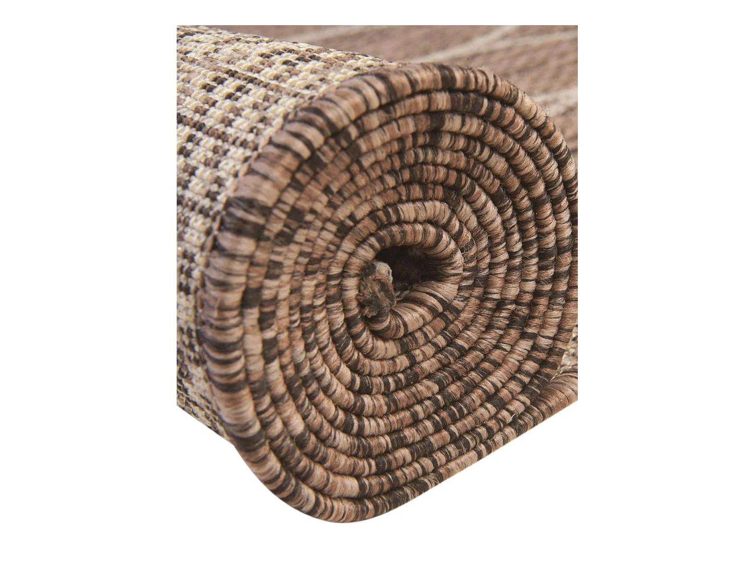 Buitenkleed - 183x122 - Bruin - Tulum Geometrical