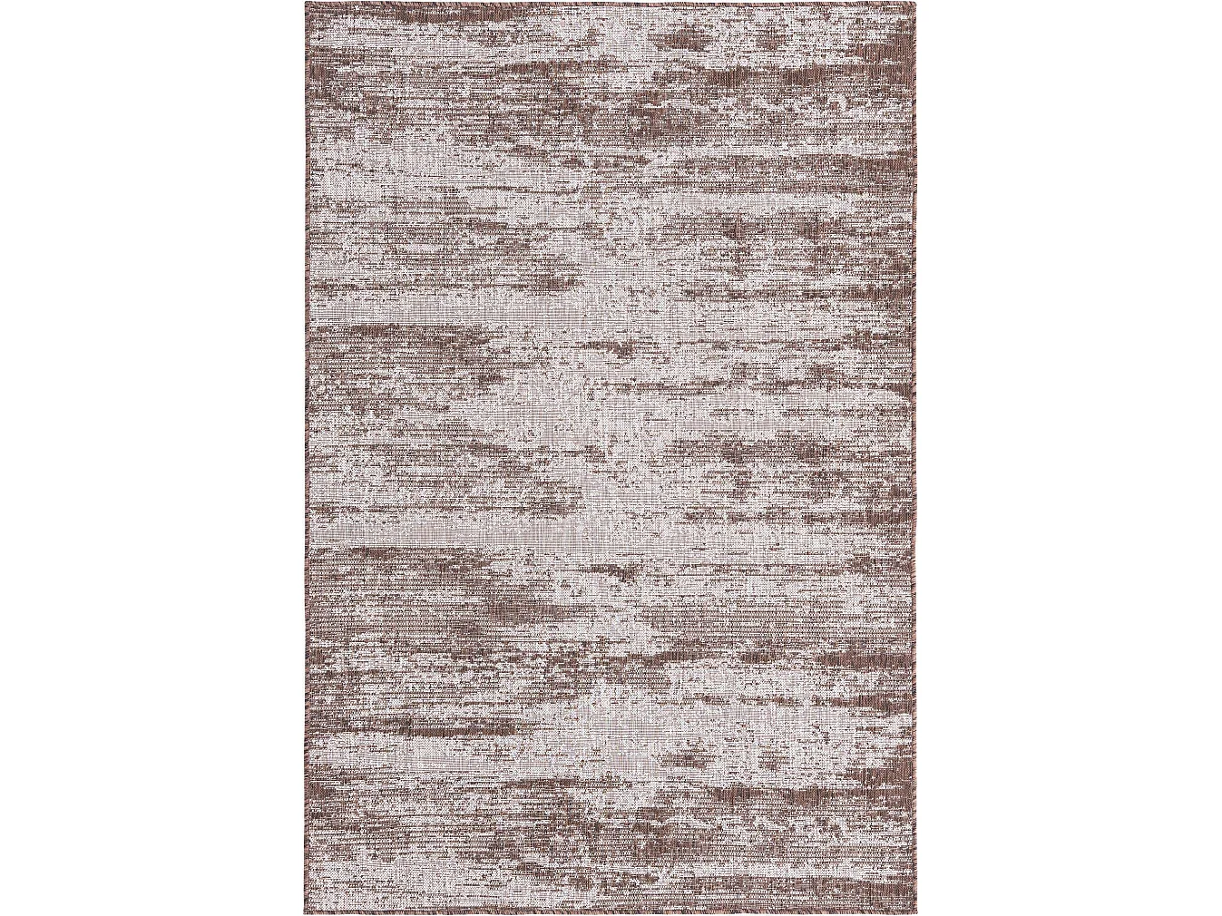 Tapis d'Extérieur 125x185 - Marron - Tulum Modern