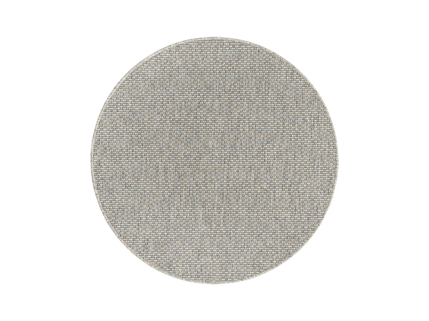 Buitenkleed - 122x122 - Donkergrijs - Tulum Solid