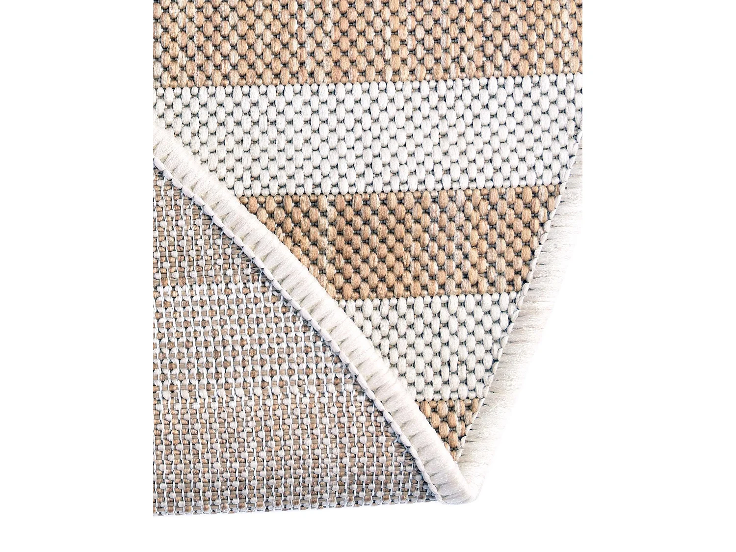 Tapis d'Extérieur 125x125 - Taupe - Tulum Tile