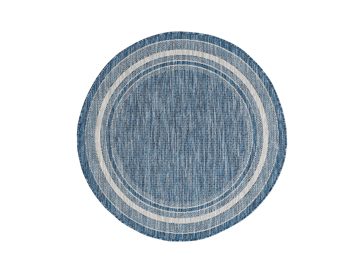 Tapis d'Extérieur 215x305 - Bleu - Tulum Border