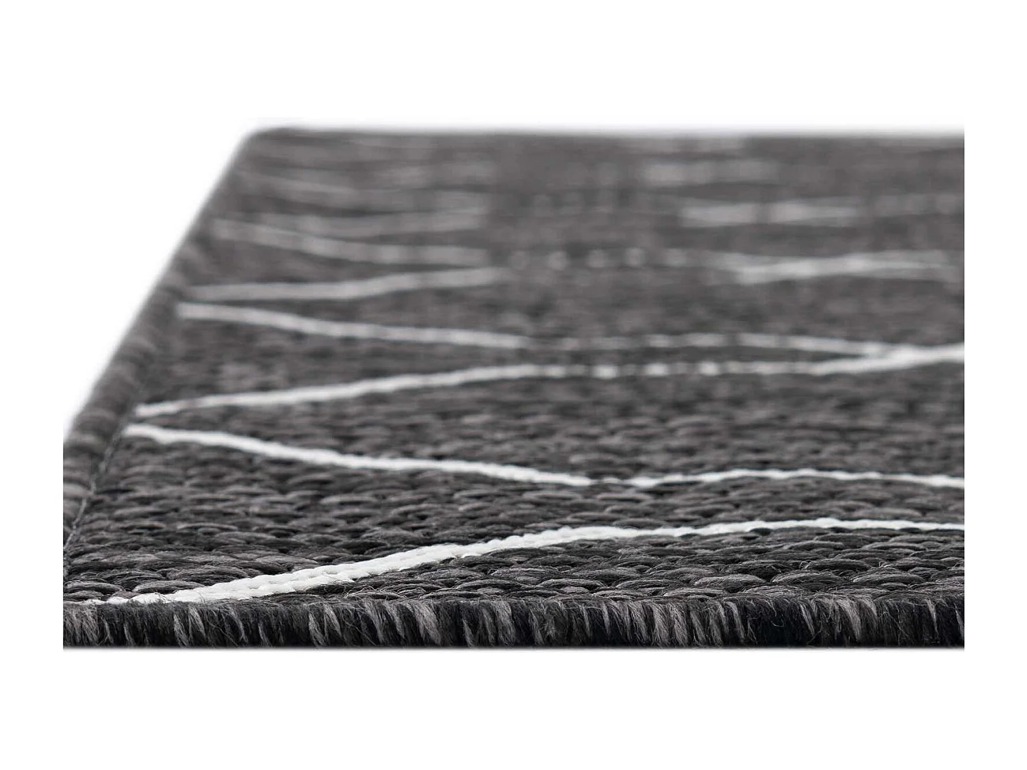Tapis d'Extérieur 215x305 - Gris foncé - Tulum Fence