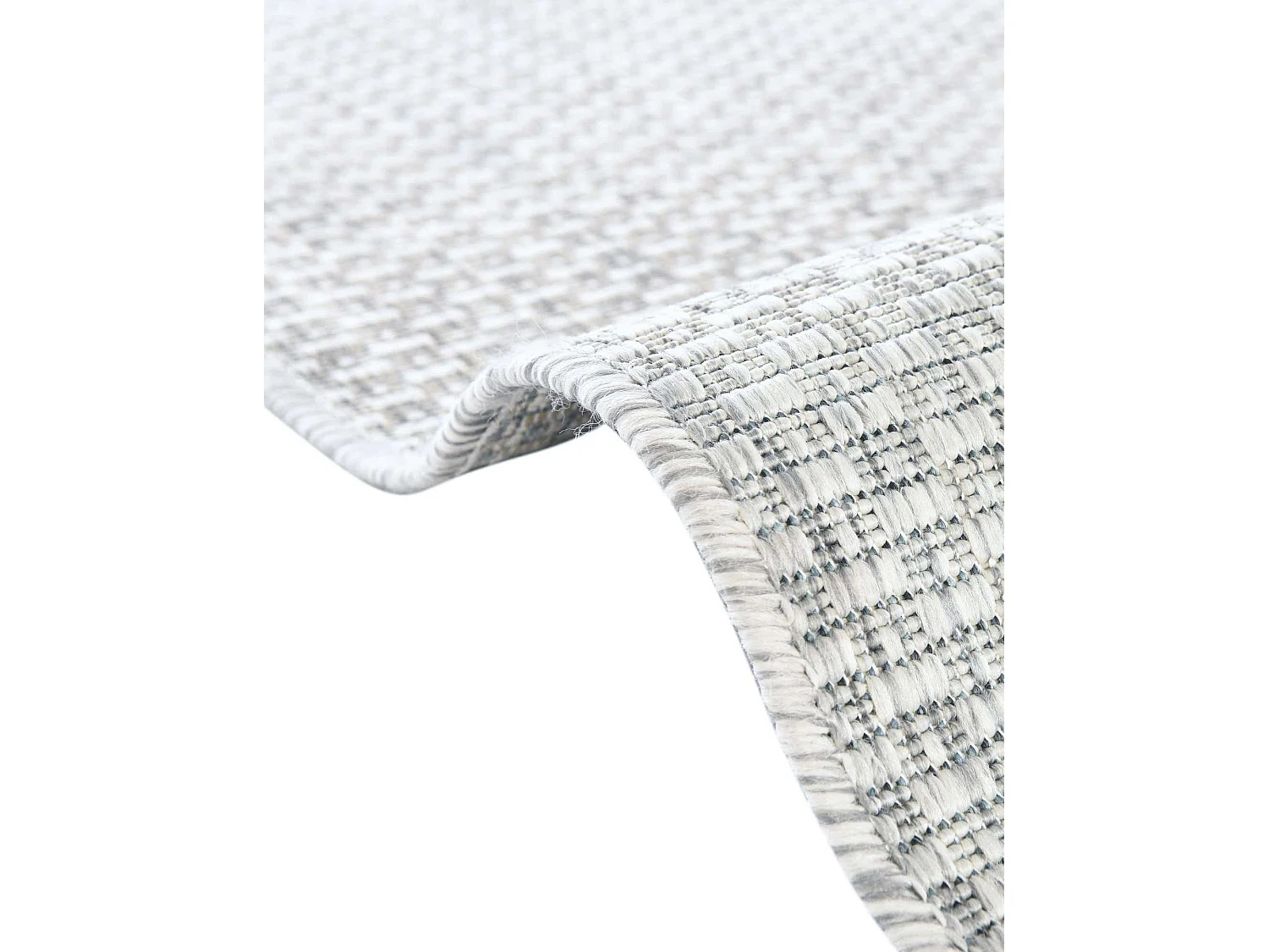 Outdoor Teppich 125x185 - Dunkelgrau - Tulum Solid