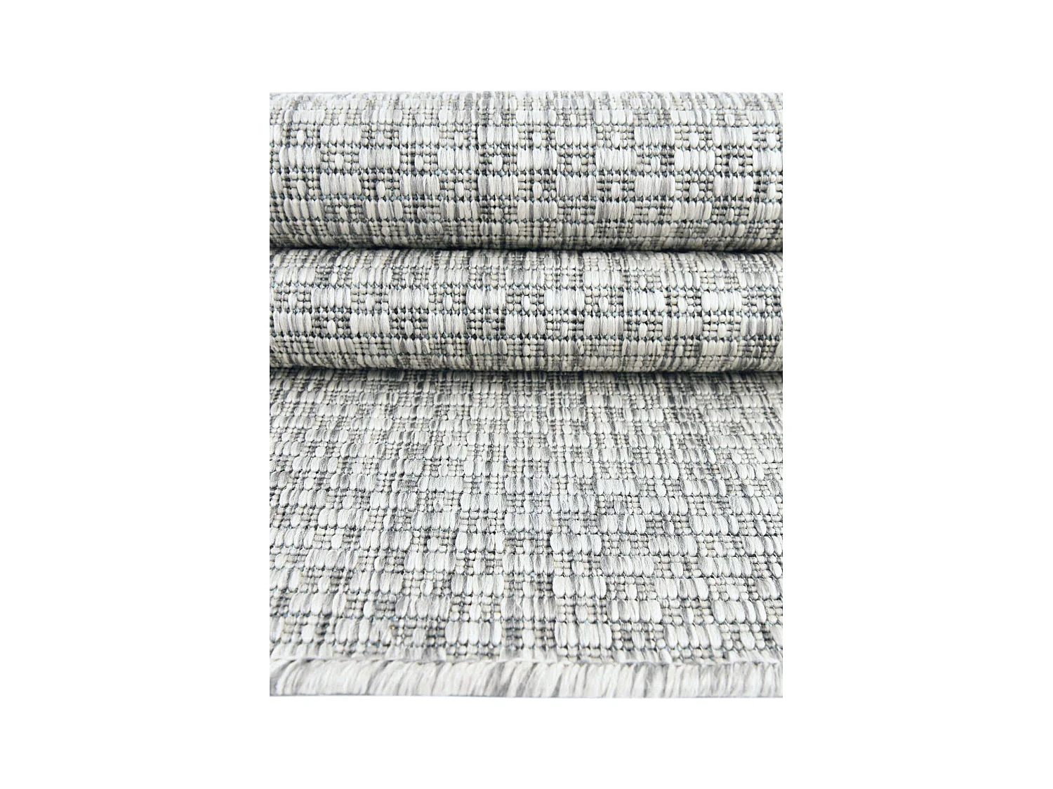 Outdoor Teppich 215x305 - Dunkelgrau - Tulum Solid