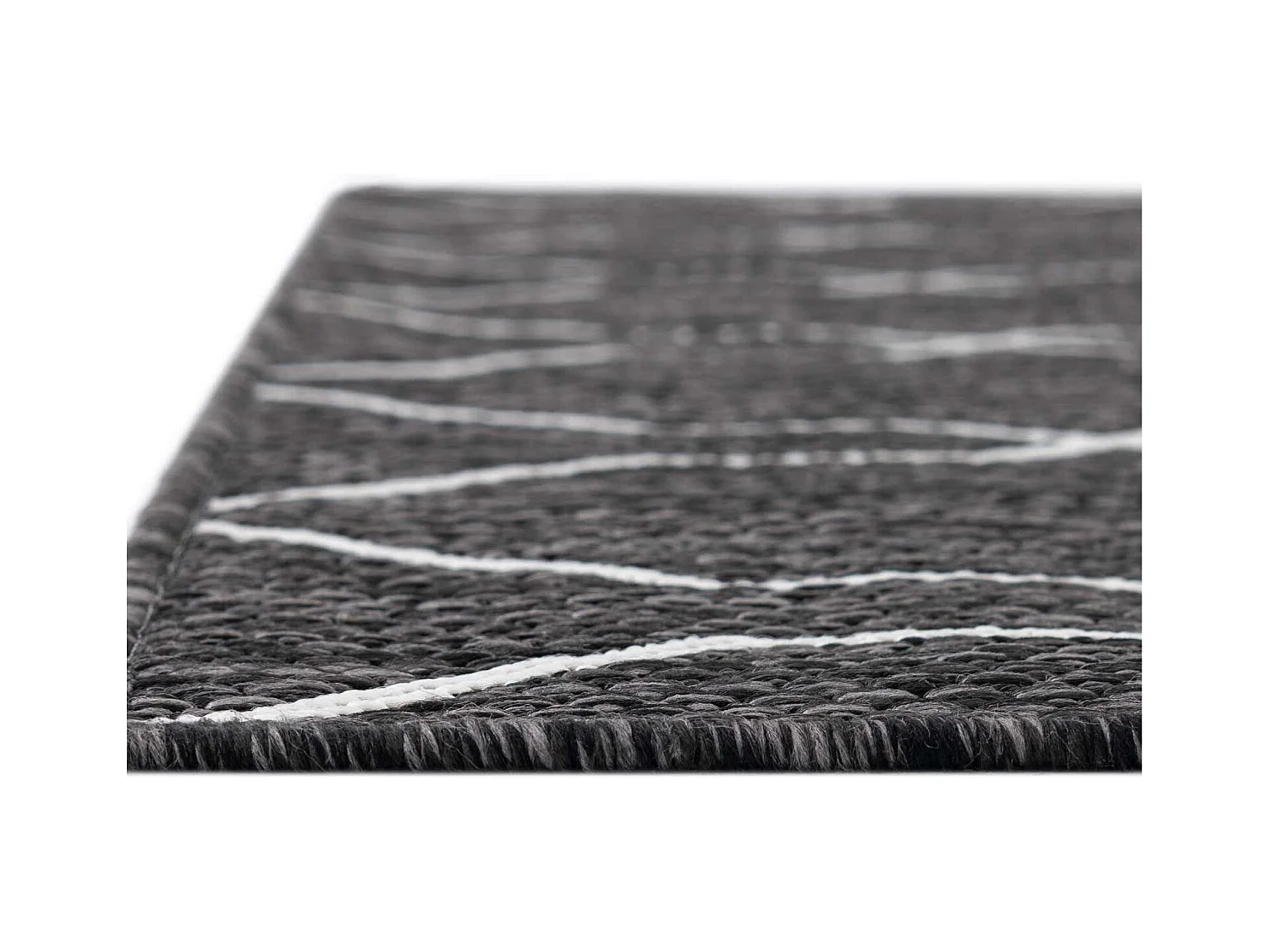 Buitenkleed - 125x125 - Donkergrijs - Tulum Fence