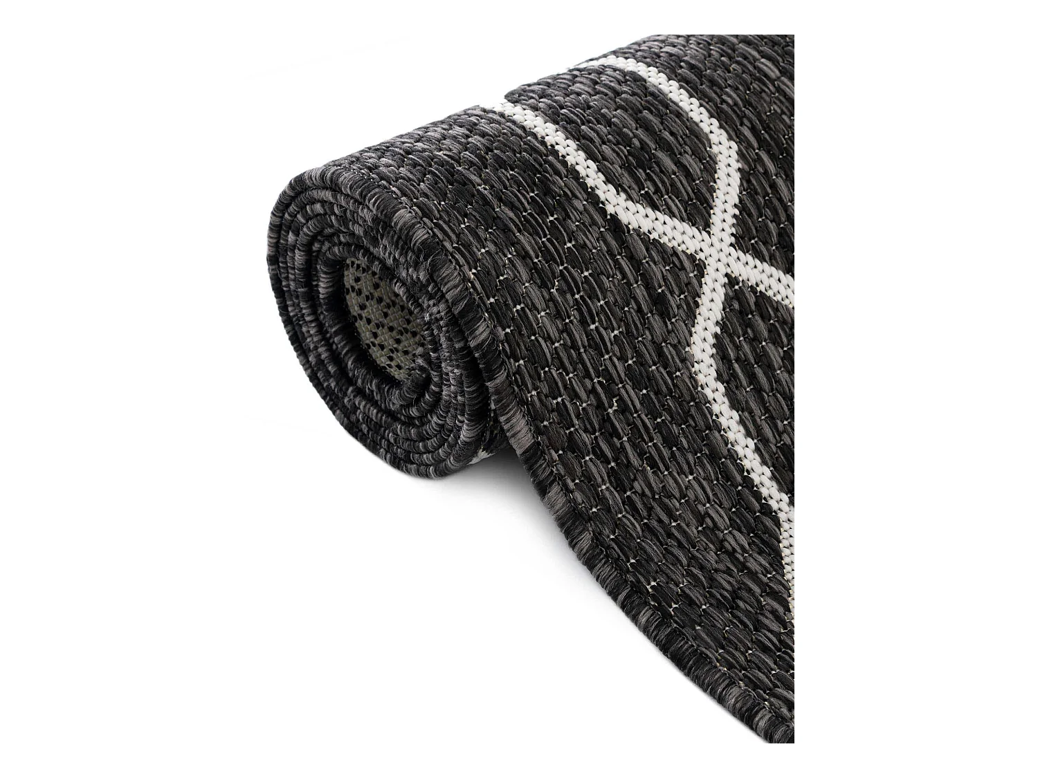 Buitenkleed - 125x125 - Donkergrijs - Tulum Fence