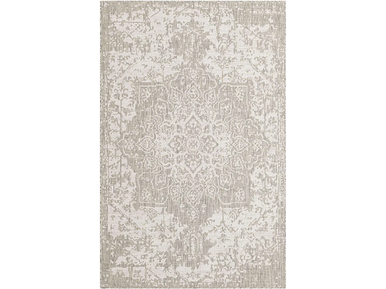 Tappeto da esterno 122x122 - Turchese - Tulum Clover