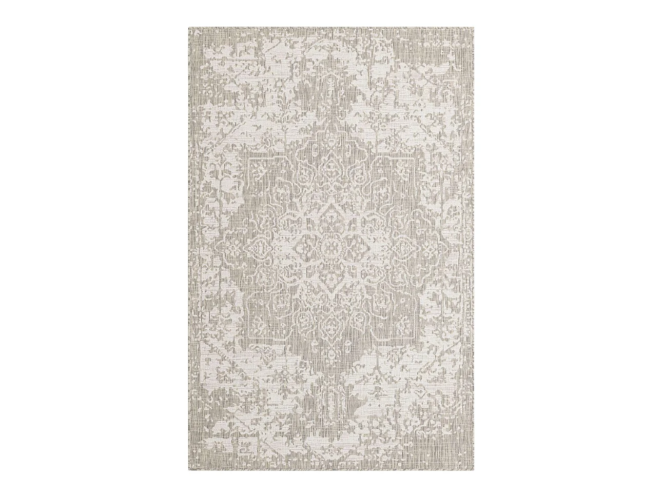 Tapis d'Extérieur 122x122 - Turquoise - Tulum Clover