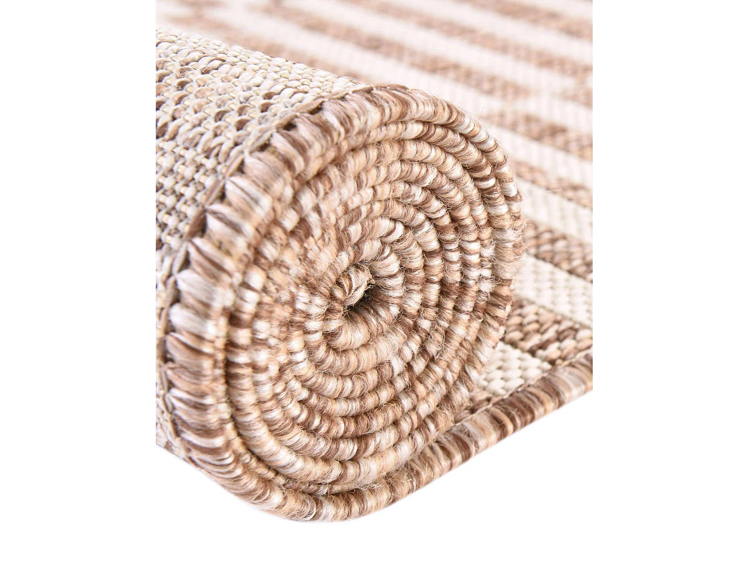 Tapis d'Extérieur 125x185 - Taupe - Tulum Tile