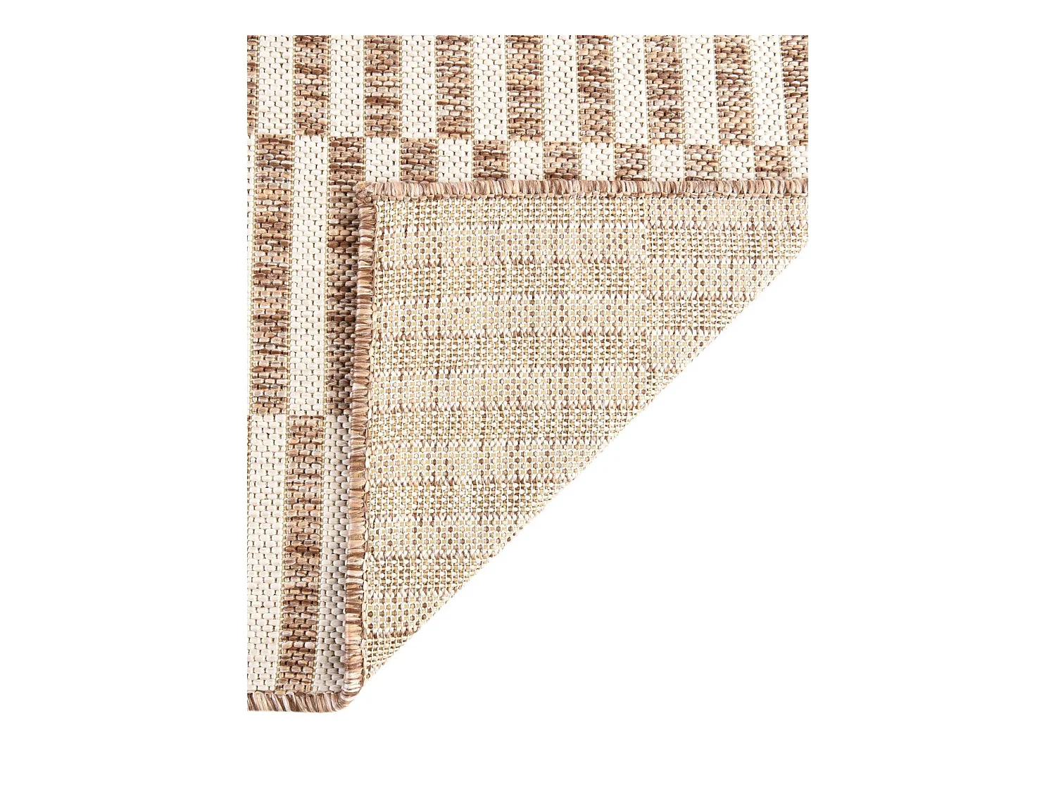 Outdoor Teppich 125x185 - Taupe - Tulum Tile