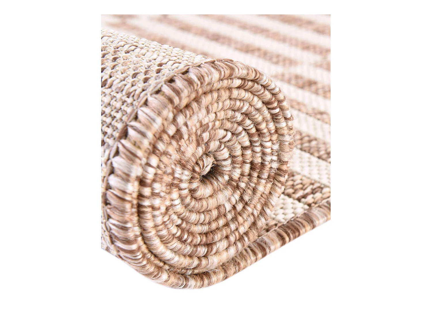 Outdoor Teppich 125x185 - Taupe - Tulum Tile