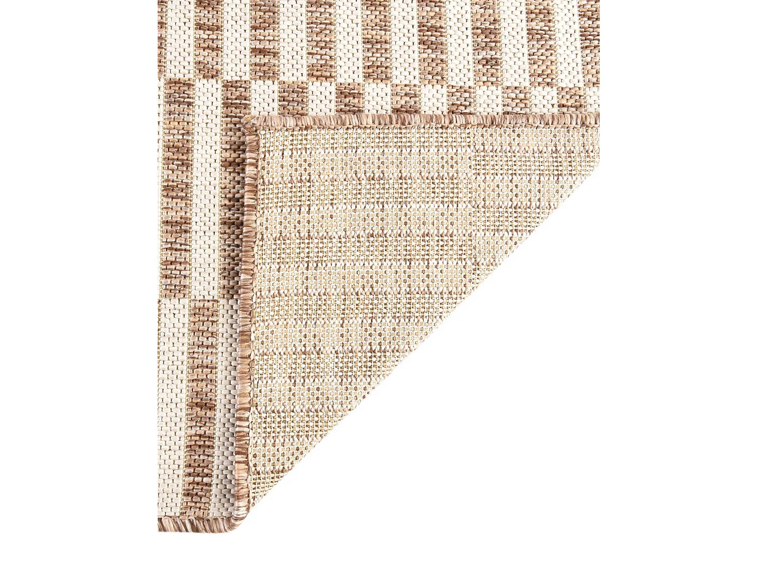 Outdoor Teppich 125x185 - Taupe - Tulum Tile