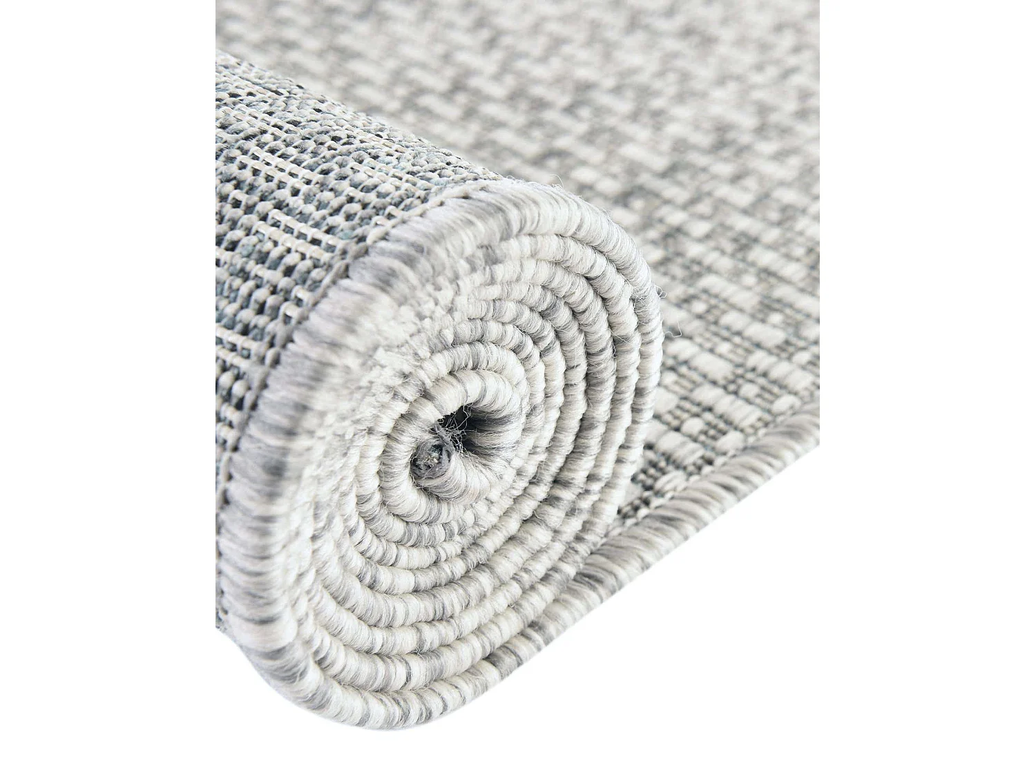 Outdoor Teppich 160x245 - Dunkelgrau - Tulum Solid