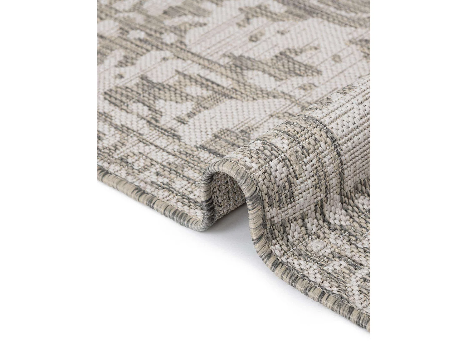 Outdoor Teppich 160x245 - Grau - Tulum Classical