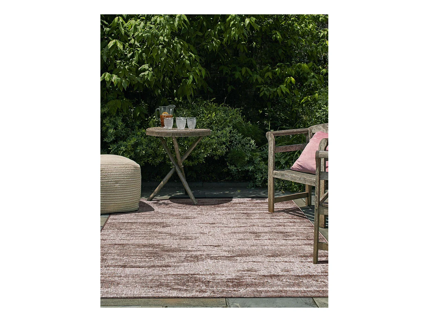 Tapis d'Extérieur 160x239 - Marron - Tulum Modern