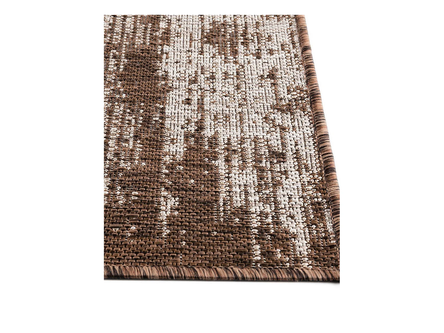 Tapis d'Extérieur 160x239 - Marron - Tulum Modern