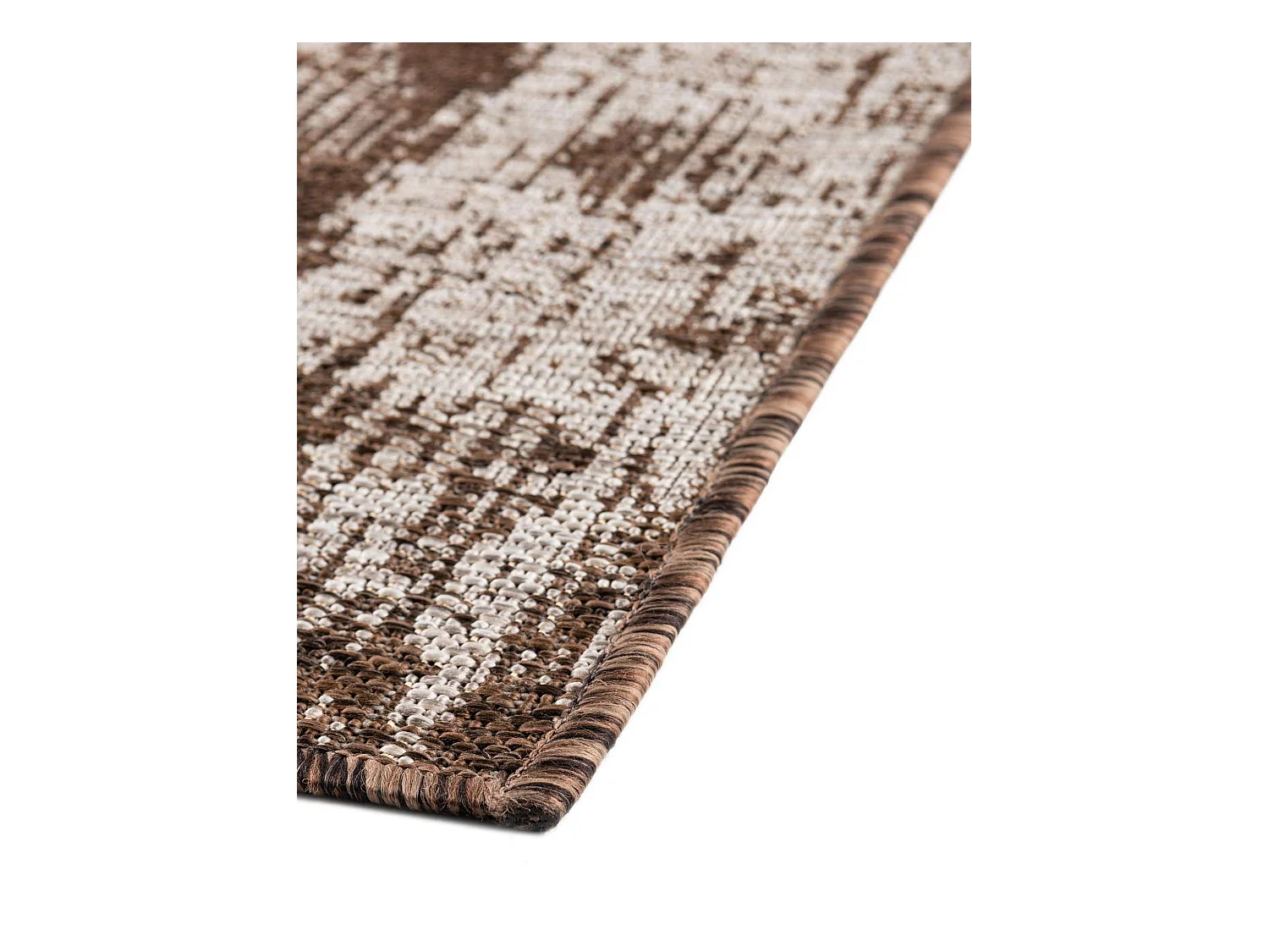 Tapis d'Extérieur 160x239 - Marron - Tulum Modern