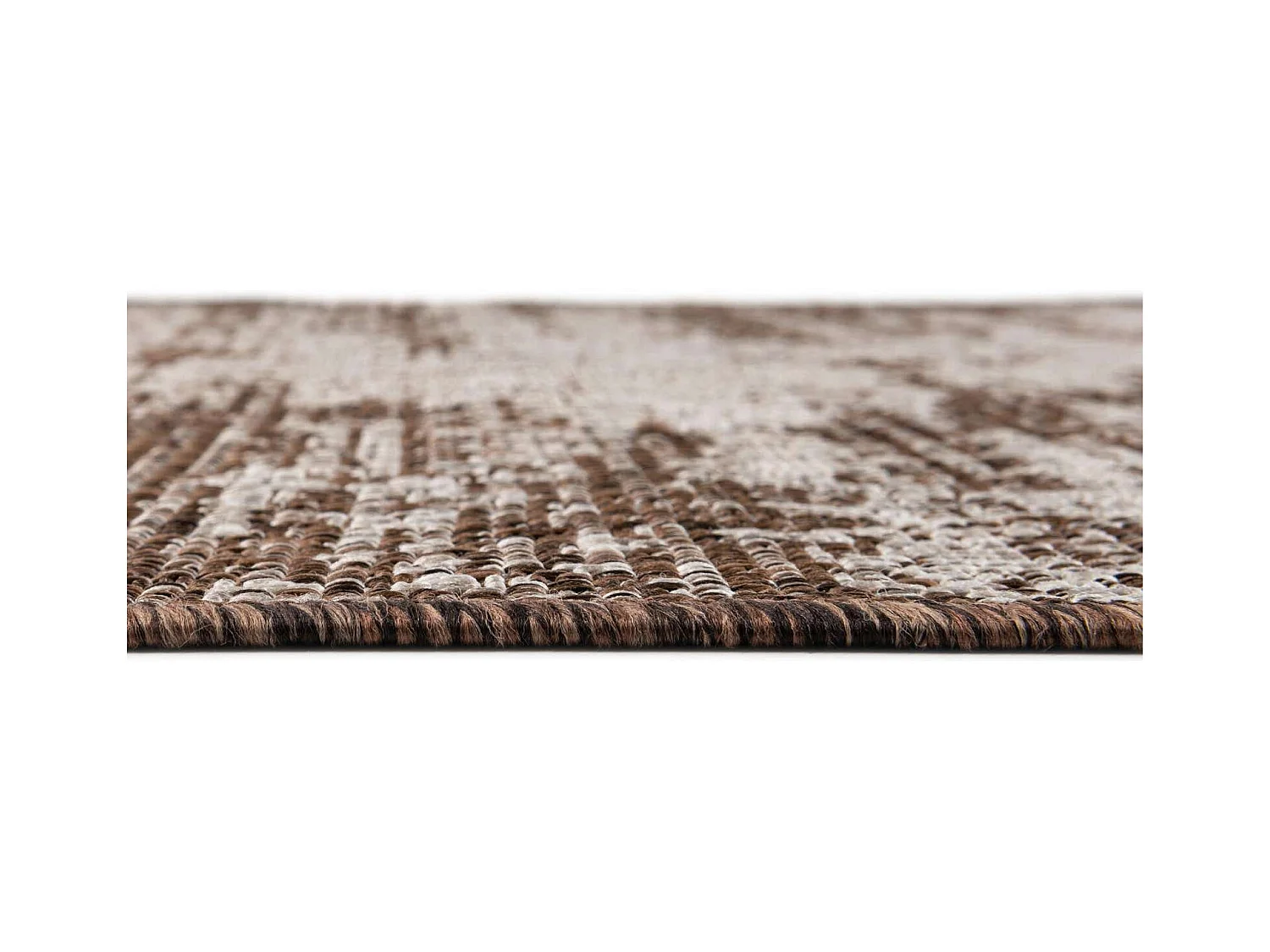 Tapis d'Extérieur 160x239 - Marron - Tulum Modern