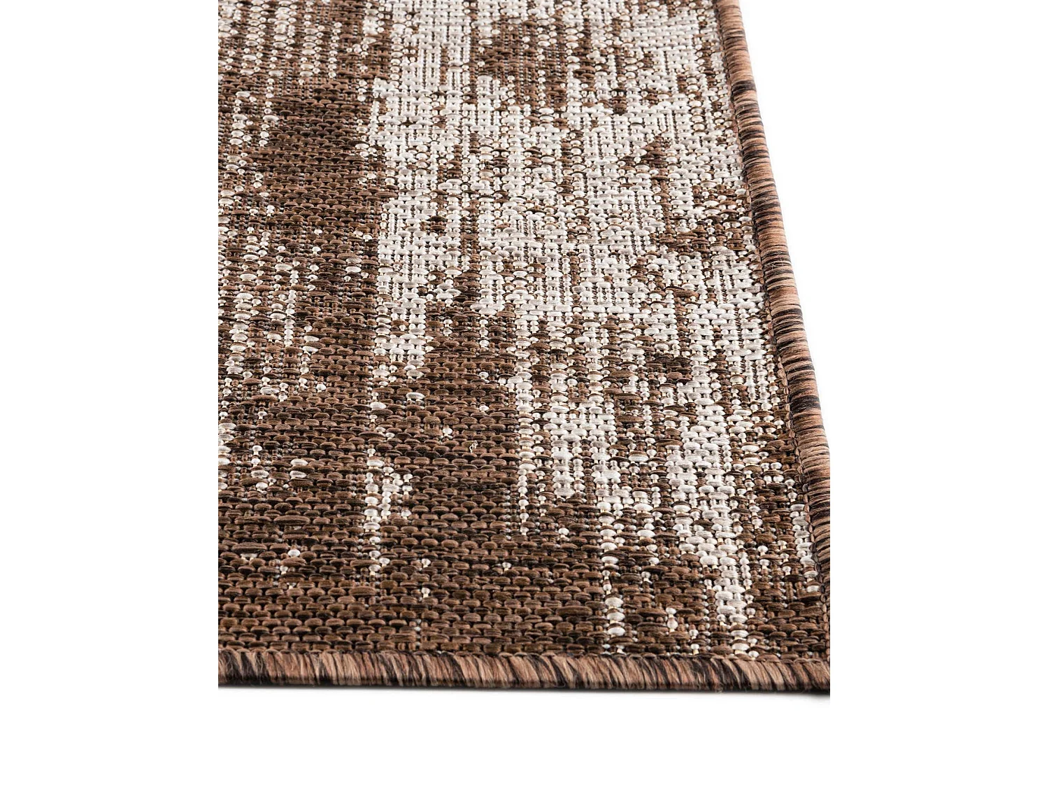 Outdoor Teppich 160x239 - Braun - Tulum Modern