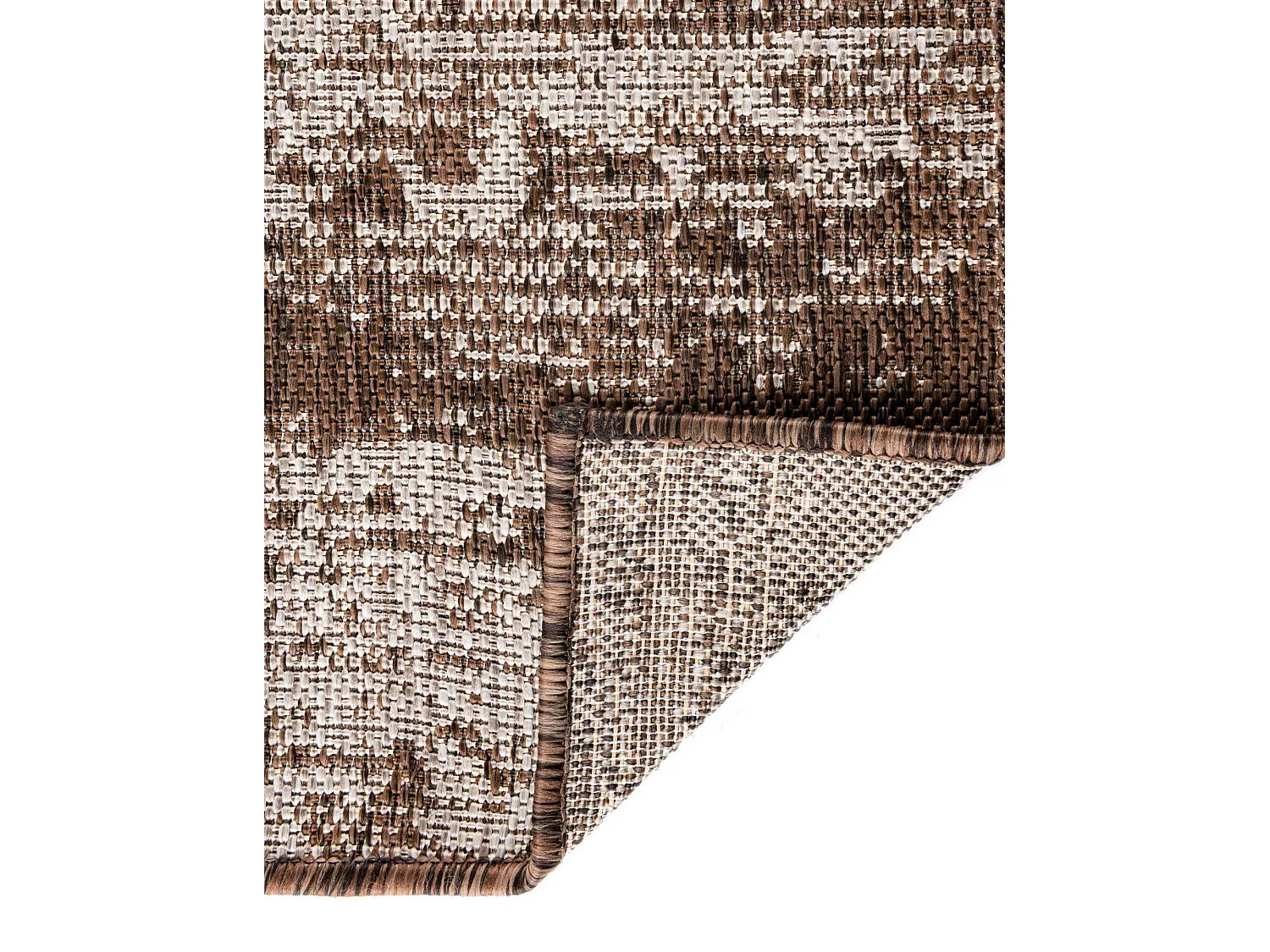 Outdoor Teppich 160x239 - Braun - Tulum Modern