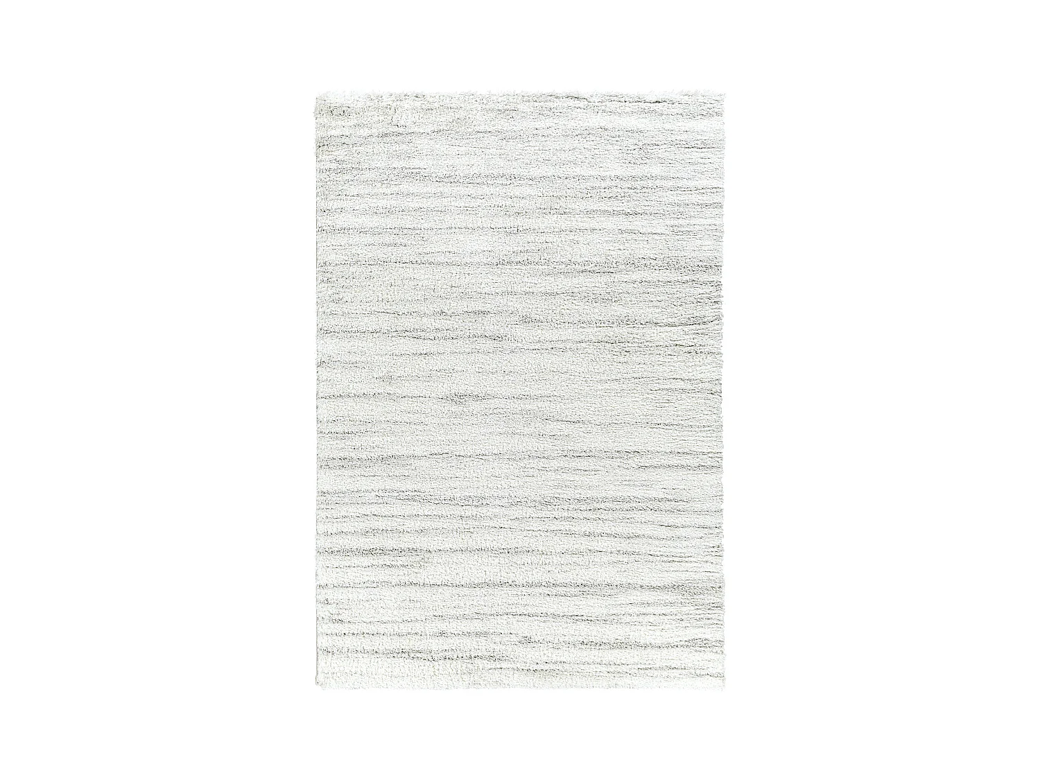 Alfombra Shaggy Moderna - Blanco/Gris - 200x275cm - ADLEY