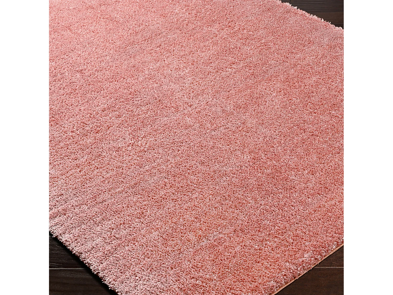 Tapis Shaggy Uni - Rose - 200x275cm - CLAIRE