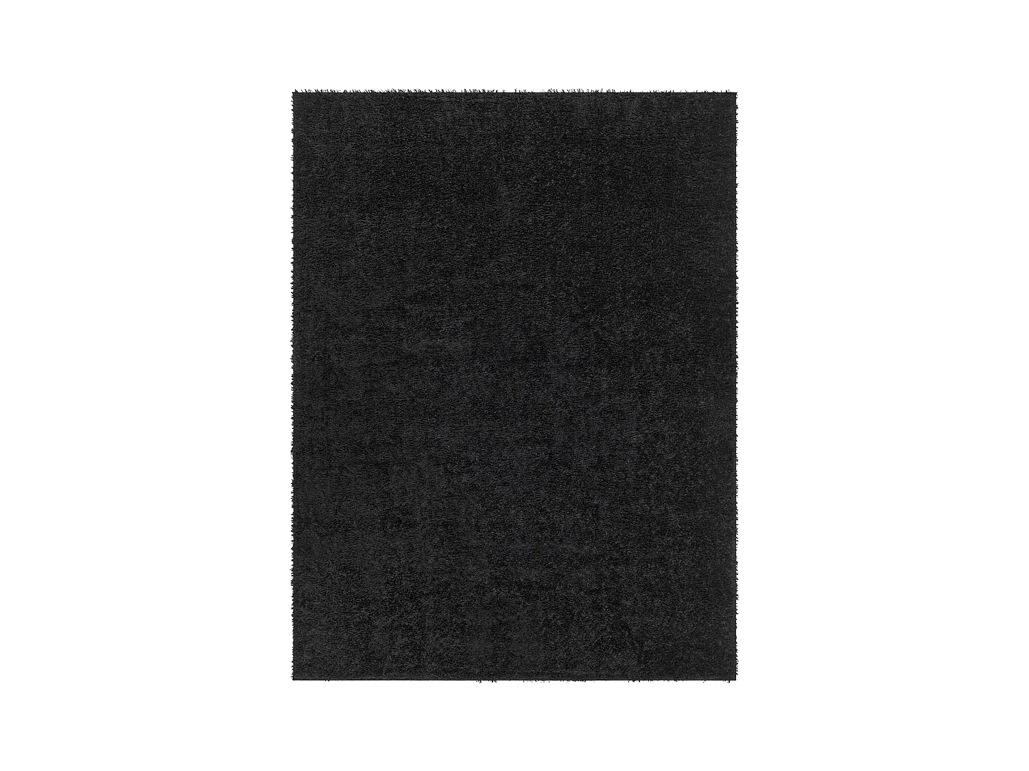 Zacht Hoogpolig Shaggy Tapijt - Zwart - 160x213cm - CLAIRE