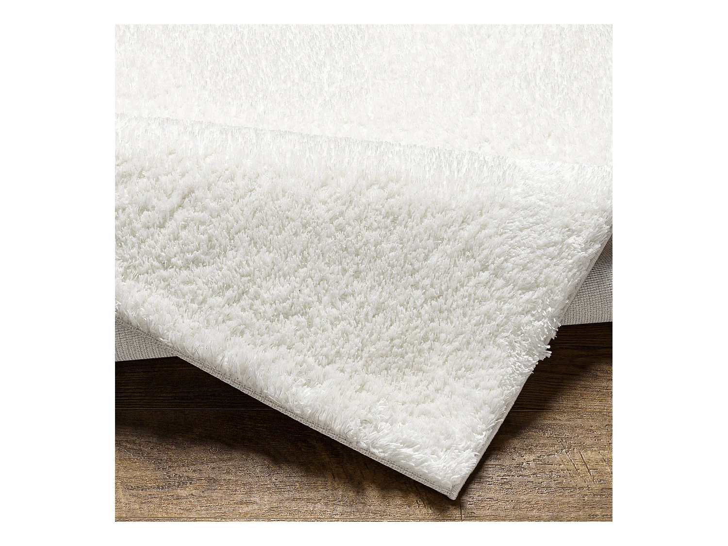 Tappeto Shaggy Unito - Avorio - 200x275cm - CLAIRE