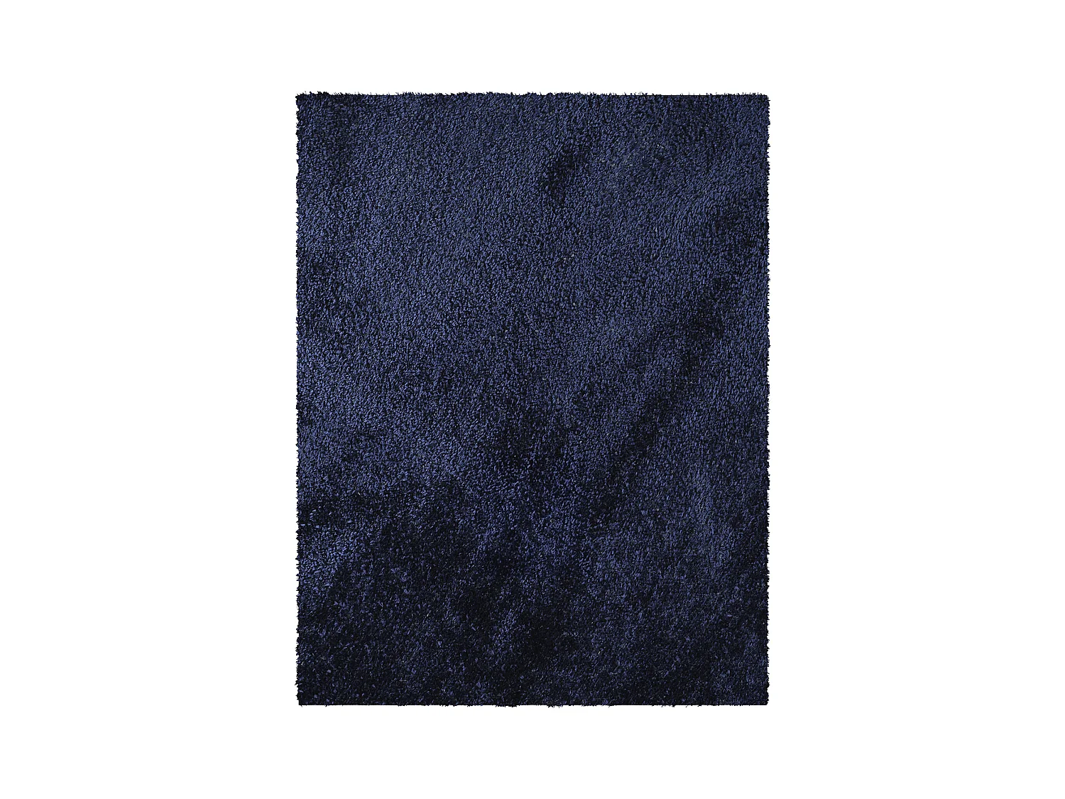 Tapis Shaggy Uni - Bleu Foncé - 160x213cm - CLAIRE