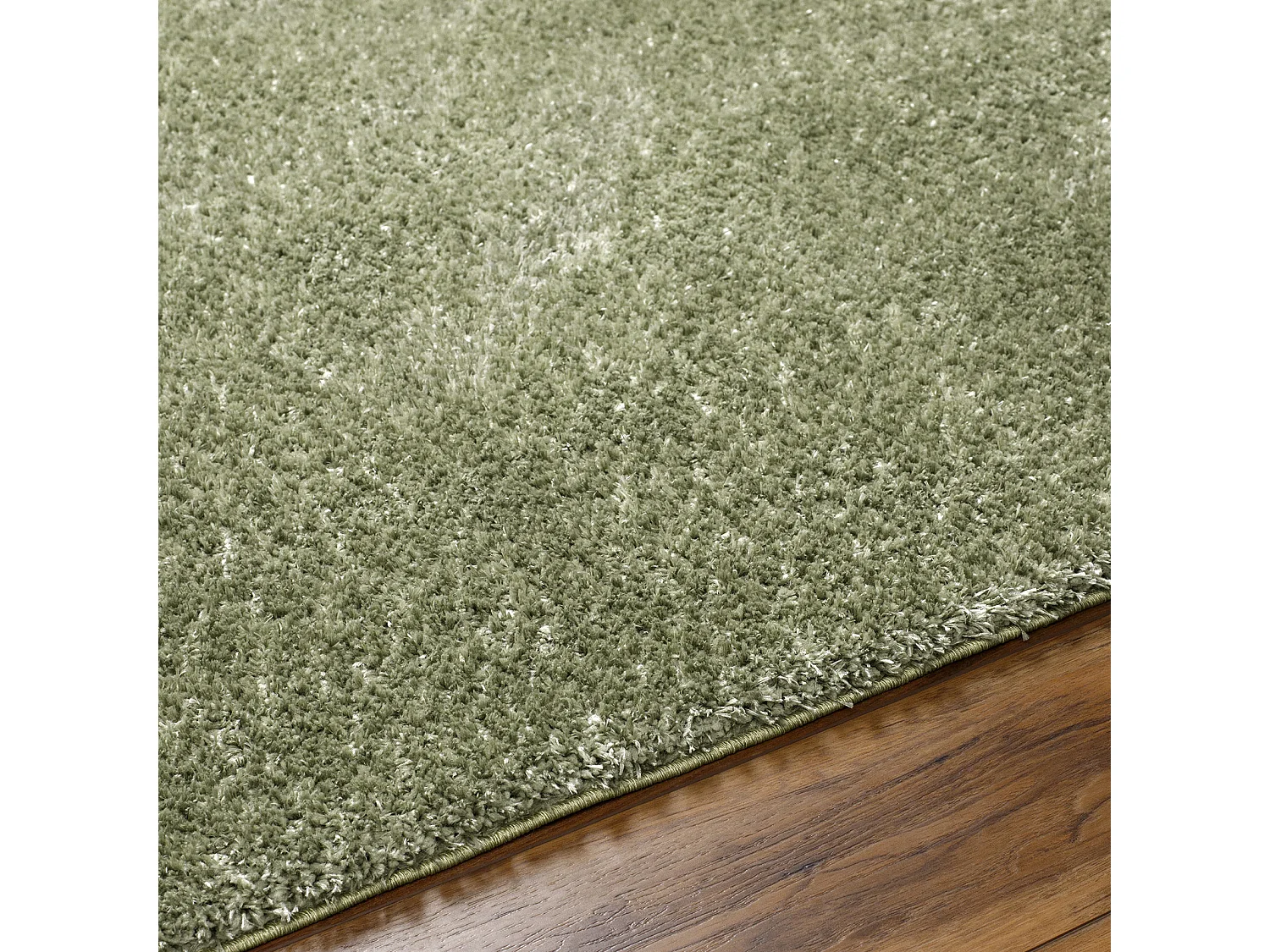 Zacht Hoogpolig Shaggy Tapijt - Groen- 200x275cm - CLAIRE