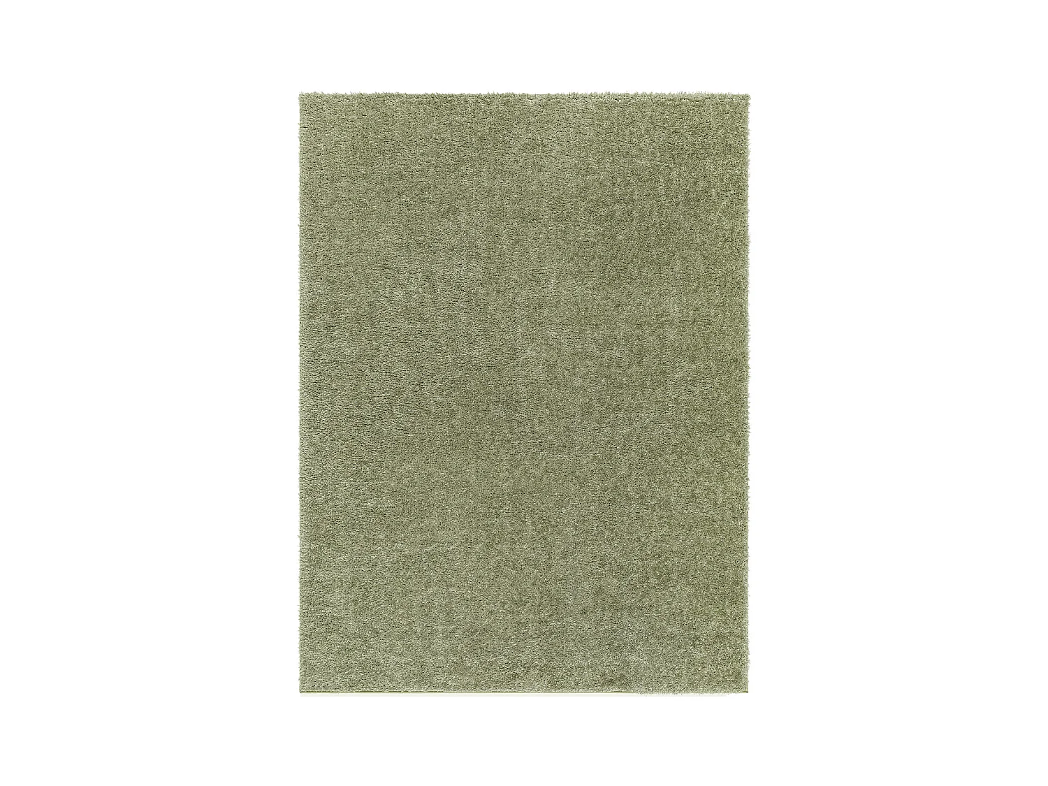 Tapis Shaggy Uni - Vert - 200x275cm - CLAIRE