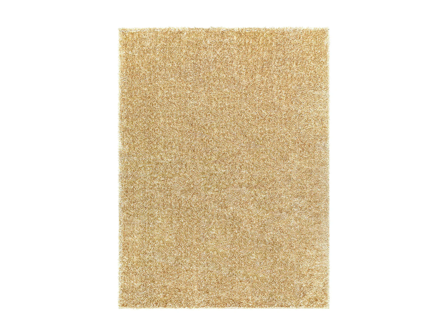 Tapis Shaggy Uni - Jaune - 160x213cm - CLAIRE