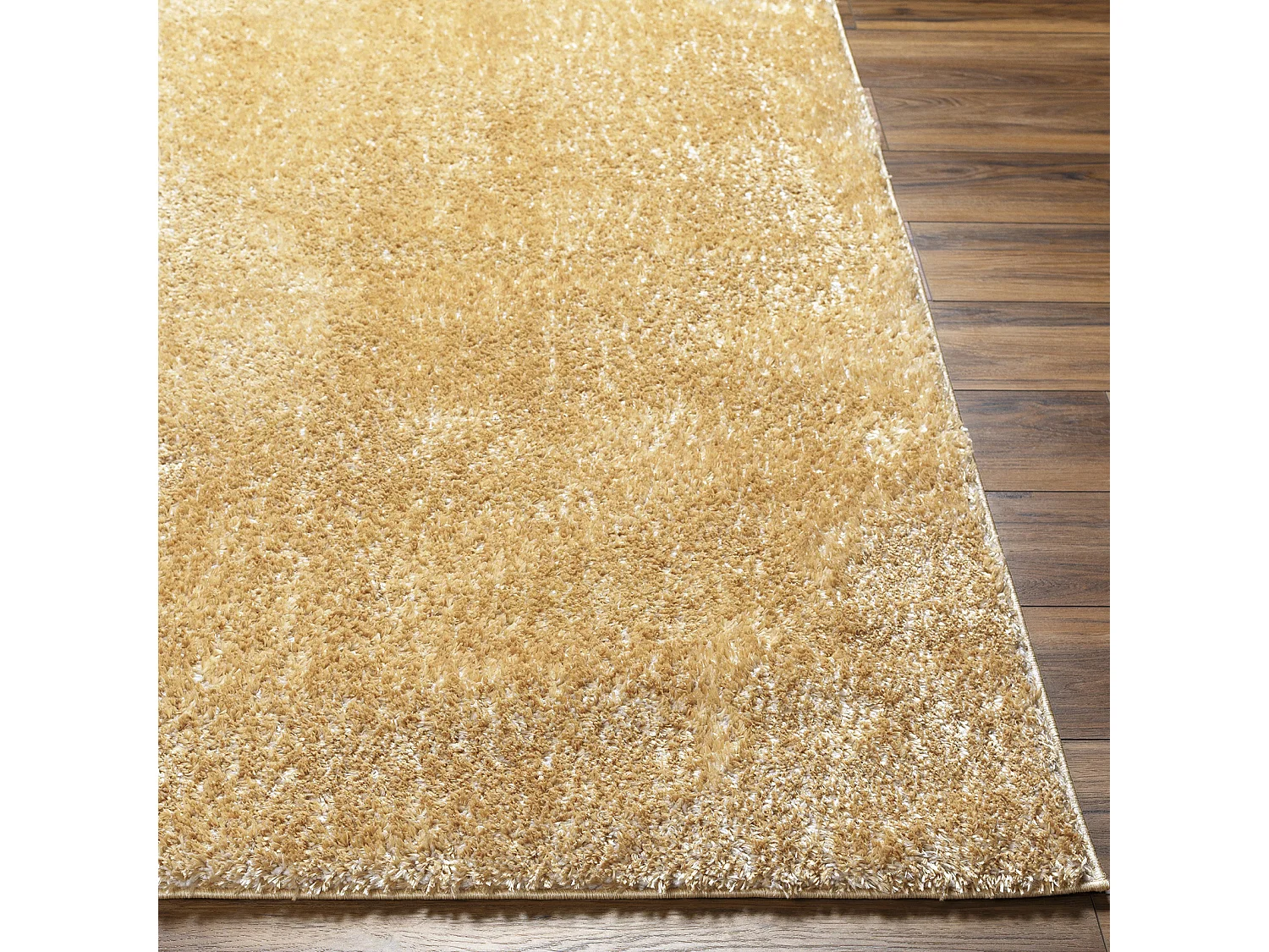 Tapis Shaggy Uni - Jaune - 160x213cm - CLAIRE