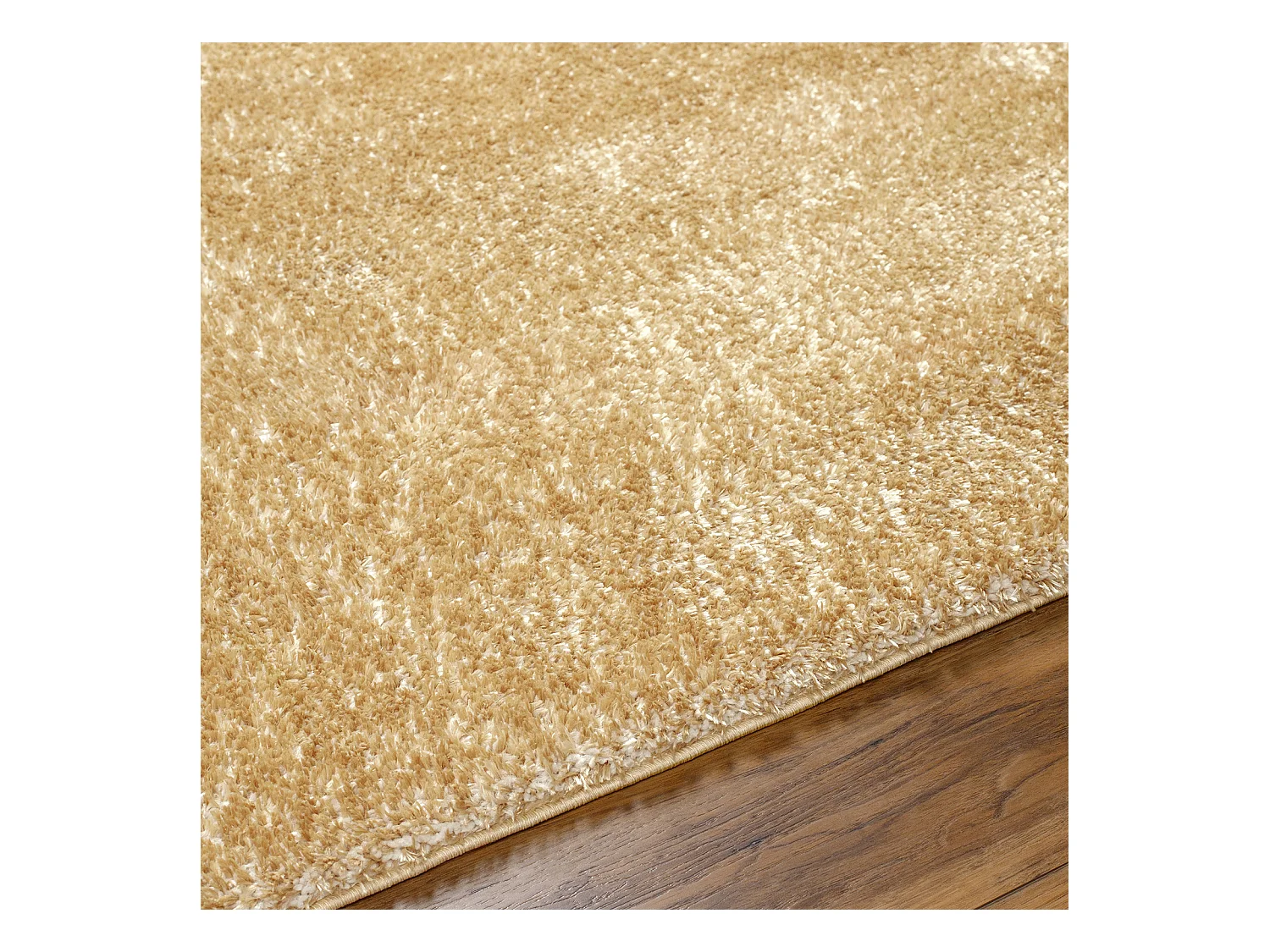 Zacht Hoogpolig Shaggy Tapijt - Geel - 160x213cm - CLAIRE