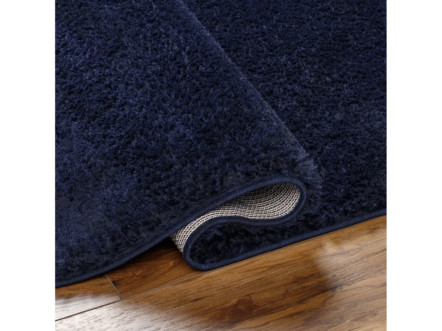 Zacht Hoogpolig Shaggy Tapijt - DonkerBlauw - 200x275cm - CLAIRE