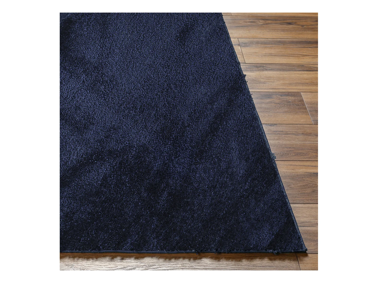 Tapis Shaggy Uni - Bleu Foncé - 200x275cm - CLAIRE