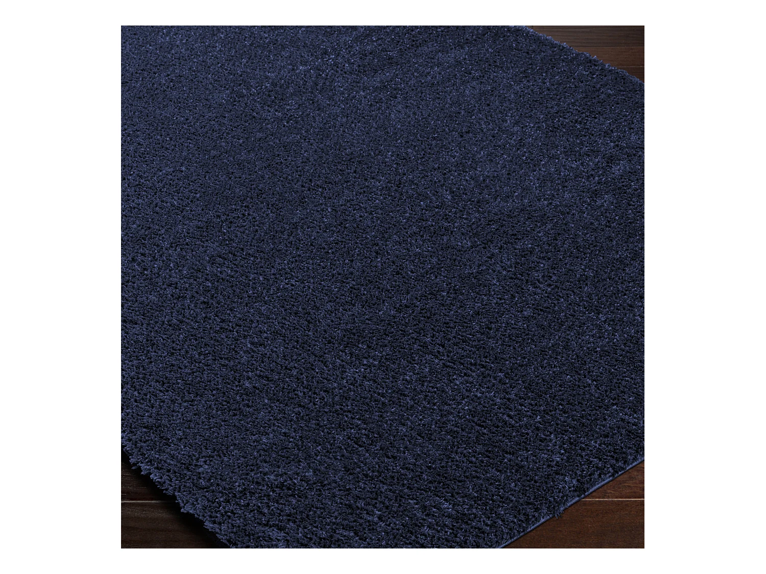 Tapis Shaggy Uni - Bleu Foncé - 200x275cm - CLAIRE
