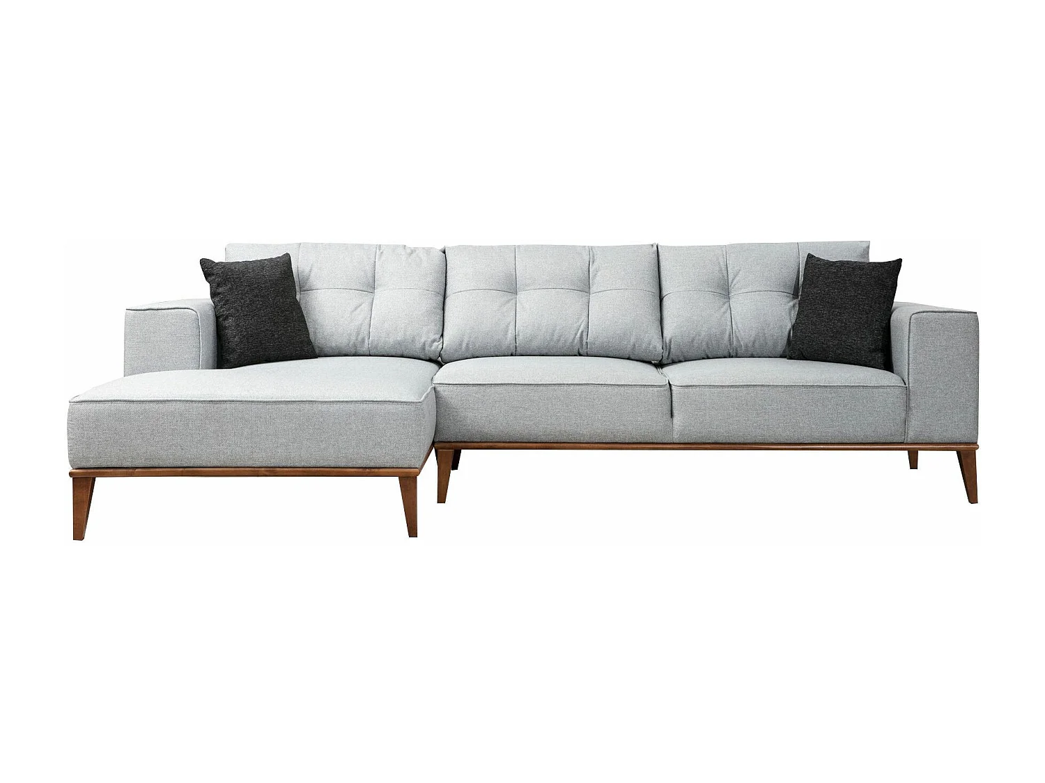 Sofá rinconero Altadena 100, Gris, 288x160x85cm