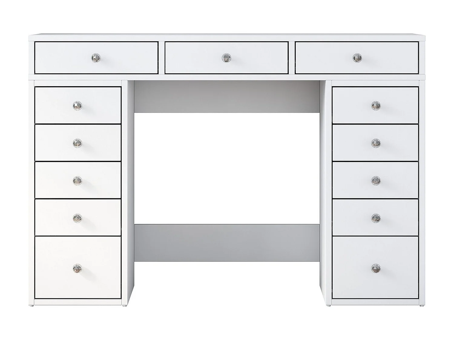 Tocador Asheboro 100, Blanco, 82x120x45cm