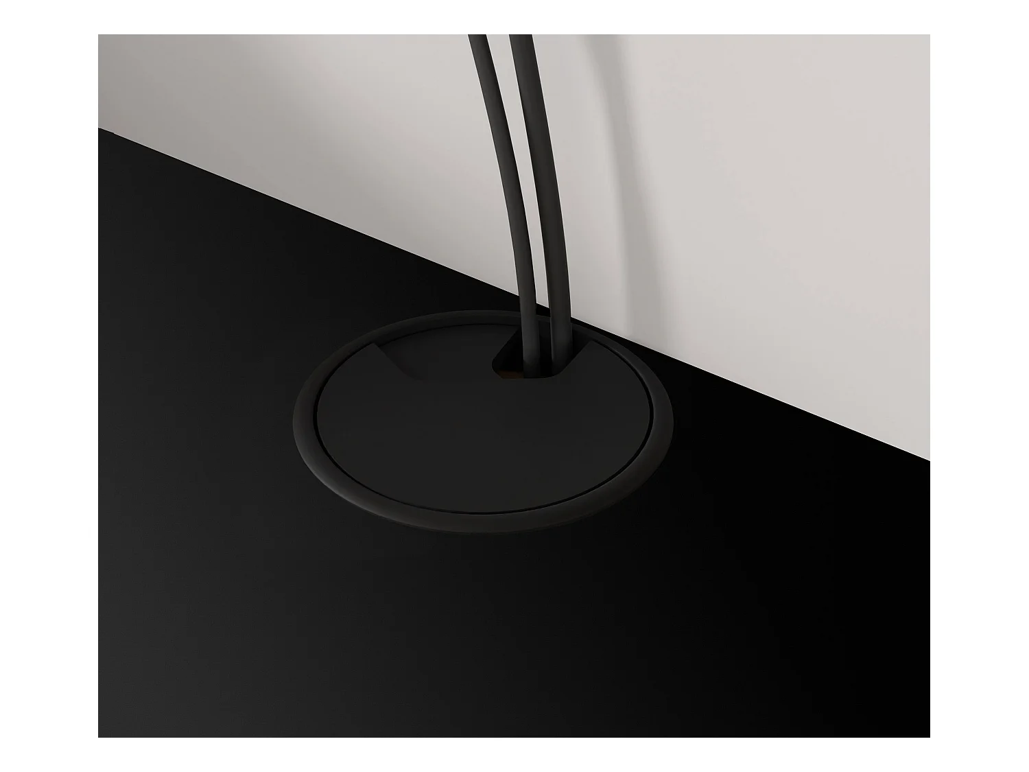 TV-Schrank hängend ICARUS 156 cm Schwarz Matt / Artisan Eiche