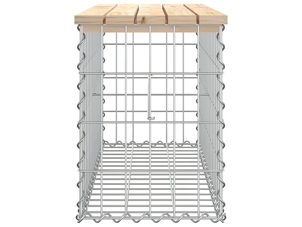 Tuinbank schanskorfontwerp 83x31,5x42 cm massief grenenhout